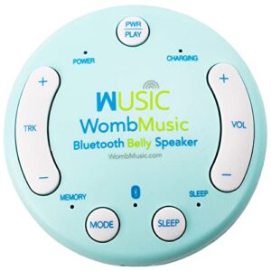 womb music bluetooth belly speaker – play music, sounds & voices to baby during pregnancy – no annoying wires