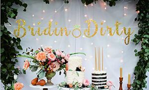 glitter banner bridin dirty gold party banner holiday decorations hanging garland perfect for wedding birthday supplies