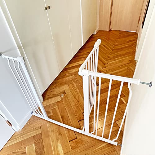 BalanceFrom Easy Walk-Thru Safety Gate for Doorways and Stairways with Auto-Close/Hold-Open Features, Multiple Sizes