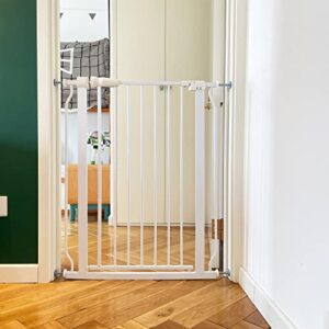 BalanceFrom Easy Walk-Thru Safety Gate for Doorways and Stairways with Auto-Close/Hold-Open Features, Multiple Sizes