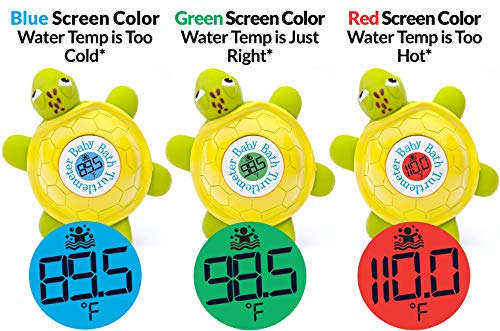 Turtlemeter, The Baby Bath Floating Turtle Toy and Bath Tub Thermometer