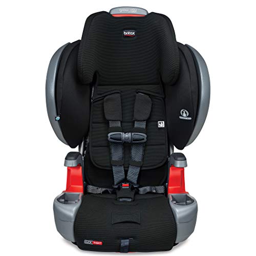 Britax Grow with You ClickTight Plus Harness-2-Booster Car Seat, Jet Safewash Fabric