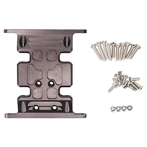 Tbest RC Gearbox Base, RC Gearbox Bottom Protection Plate Aluminum Alloy Gearbox Mounting Bases RC Part Car Model Accessory