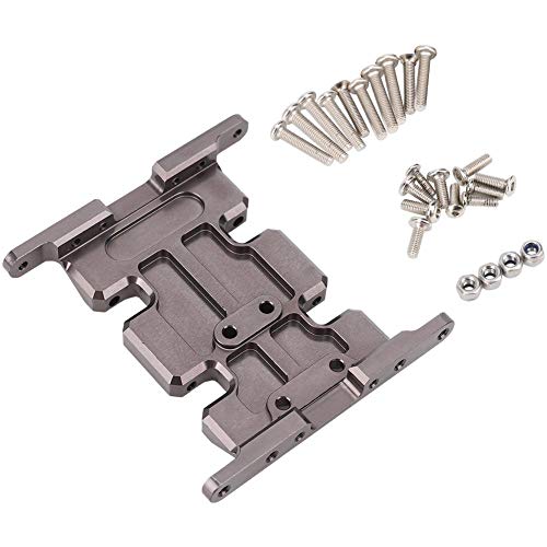 Tbest RC Gearbox Base, RC Gearbox Bottom Protection Plate Aluminum Alloy Gearbox Mounting Bases RC Part Car Model Accessory