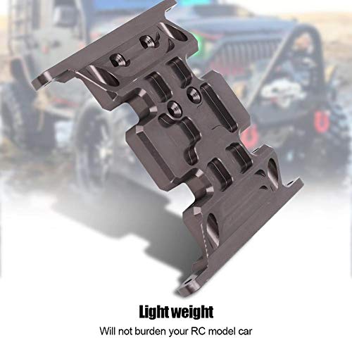 Tbest RC Gearbox Base, RC Gearbox Bottom Protection Plate Aluminum Alloy Gearbox Mounting Bases RC Part Car Model Accessory