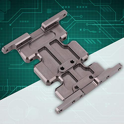 Tbest RC Gearbox Base, RC Gearbox Bottom Protection Plate Aluminum Alloy Gearbox Mounting Bases RC Part Car Model Accessory