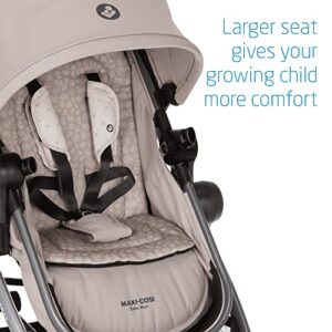 Maxi-Cosi Zelia™²Max 5-in-1 Modular Travel System, Baby Travel System, Infant Car Seat & Stroller Combo, Topia Tan