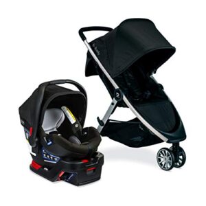 britax b-lively & b-safe gen2 flexfit travel system, twilight safewash