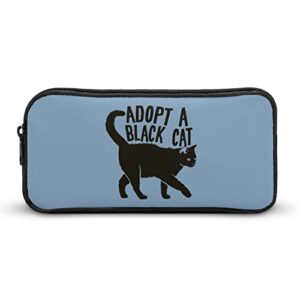 black cat pencil case pencil pouch coin pouch cosmetic bag office stationery organizer