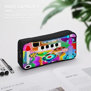 Musical Background Design Pencil Case Pencil Pouch Coin Pouch Cosmetic Bag Office Stationery Organizer