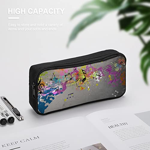 Musical Grunge with Spray Pencil Case Pencil Pouch Coin Pouch Cosmetic Bag Office Stationery Organizer