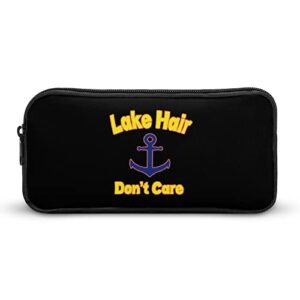 lake hair don’t care pencil case pencil pouch coin pouch cosmetic bag office stationery organizer