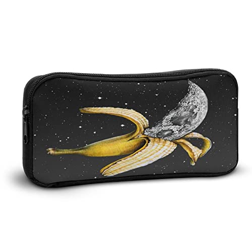 Moon Banana Pencil Case Pencil Pouch Coin Pouch Cosmetic Bag Office Stationery Organizer