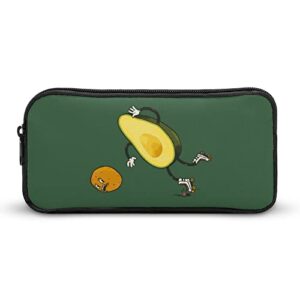 avocado rollerblading pencil case pencil pouch coin pouch cosmetic bag office stationery organizer