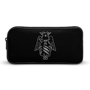 satan devil goat pencil case pencil pouch coin pouch cosmetic bag office stationery organizer