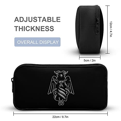 Satan Devil Goat Pencil Case Pencil Pouch Coin Pouch Cosmetic Bag Office Stationery Organizer