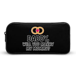 daddy marry my mommy pencil case pencil pouch coin pouch cosmetic bag office stationery organizer