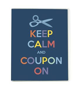 small coupon organizer portfolio – keep calm