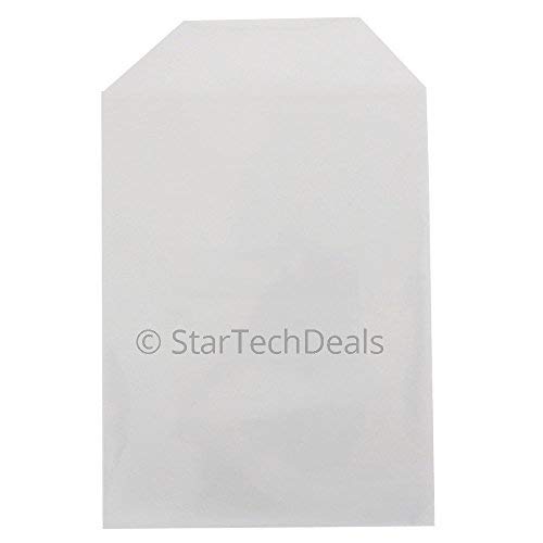 StarTechDeals 80 Micron Clear CPP Die and Stamp Storage Pockets 5.55" x 7.375" (Pack of 200)