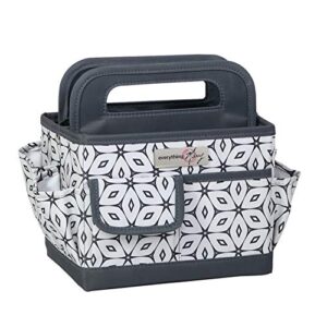 Everything Mary Craft Caddy, Geometric - Art Storage for Supplies & Crafts - Supply Organizers Tote for School Classroom, Office, and Home - Organization For Makeup & Nurses