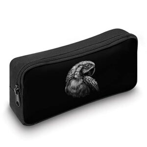 Macaw Parrot Sketchy Art Portrait Pencil Case Pencil Pouch Coin Pouch Cosmetic Bag Office Stationery Organizer