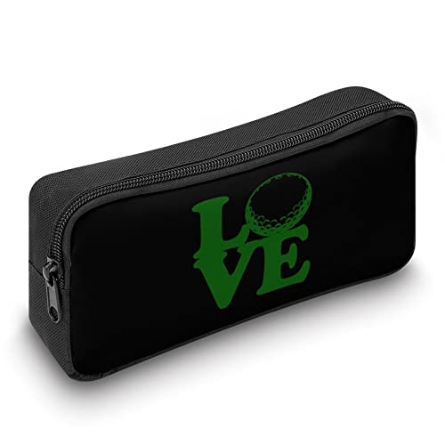 Love Golf Pencil Case Pencil Pouch Coin Pouch Cosmetic Bag Office Stationery Organizer