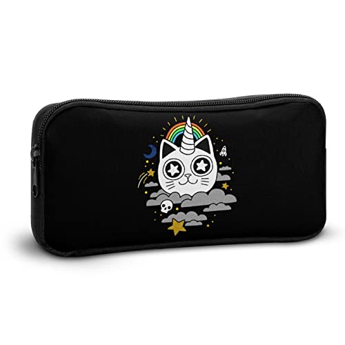 Cat Unicorn Rainbow Skull Pencil Case Pencil Pouch Coin Pouch Cosmetic Bag Office Stationery Organizer
