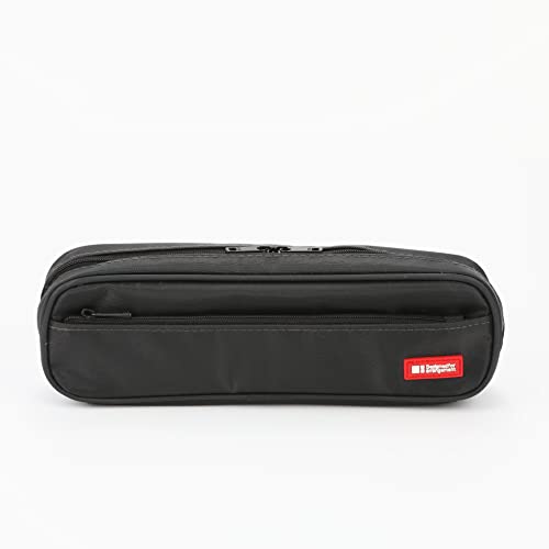 LIHITLAB Pen Case, 9.4 x 1.8 x 3 inches, Black (A7552-24)