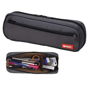 lihitlab pen case, 9.4 x 1.8 x 3 inches, black (a7552-24)