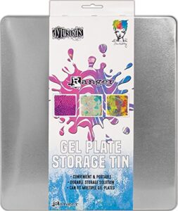ranger gel press storage tin, multicolor