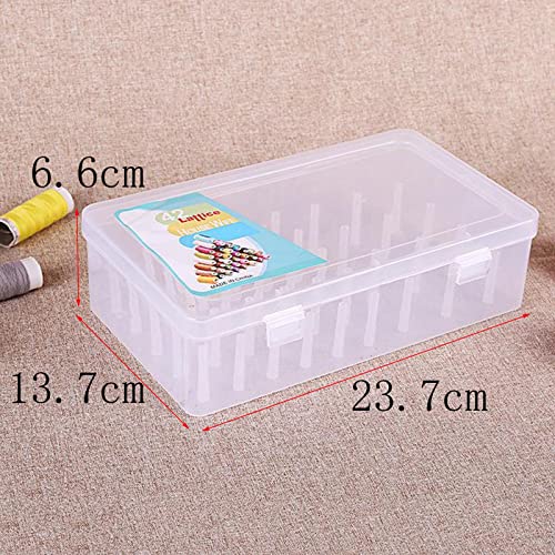 Segolike 42 Slots Sewing Thread for Spools of Thread, Empty Storage Box, Easily Your Crafting Other Workspace