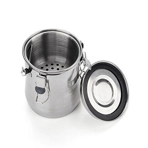 Arrtx Portable Stainless Steel Leak-Proof Premium Brush Washer with Lid and Filter Screen (Large)