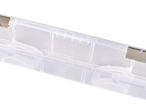 ArtBin 6999AB Fabric Strip Case - Crafts, Quiliting & Sewing Organizer, [1] Plastic Storage Case, Clear