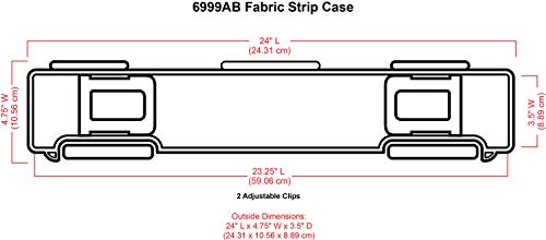 ArtBin 6999AB Fabric Strip Case - Crafts, Quiliting & Sewing Organizer, [1] Plastic Storage Case, Clear