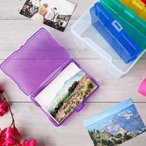 Paper Junkie 4 x 6 Inch Photo Storage Box with 6 Inner Cases (7 Pieces)