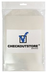 50 checkoutstore® clear storage pockets (6 3/4 x 9 1/2)