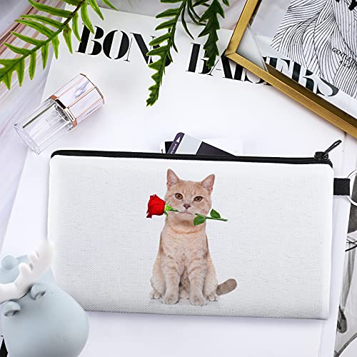 10 Pieces Sublimation Coin Purse DIY Blank Cosmetic Pouch Small Cute Coin Purse Heat Transfer Cosmetic Canvas Bag with Zipper for Ladies Kids (3.74 x 4.52 Inches)