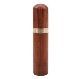 eh-life pocket portable wooden box toothpick holder embroidery hand sewing needle storage case rosewood