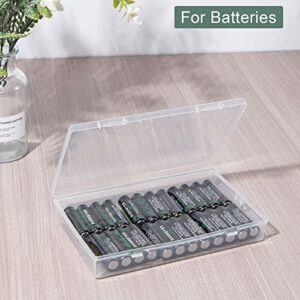 Ganydet 6 Packs Small Plastic Containers, Rectangular Plastic Box, Small Plastic Boxes with Lid, Craft Containers for Craft Supplies and Little Bits, 7.2'' × 4.6'' × 1.3''