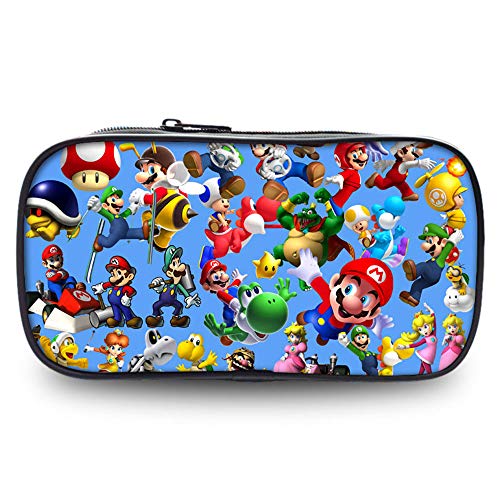 Super Mario Zipper Pencil Case for Toy and Pen Storage Bag (C)