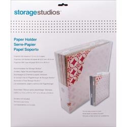 advantus crafts (2-pack) storage studios paper holder 12.5 inch x 13 inch x 2.625 inch ch92600