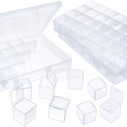 84 Grids Large Separate Diamond Painting Accessories Beads Organizer DIY Diamond Painting Kit Bead Organizer Storage Box, Each 28 Grids