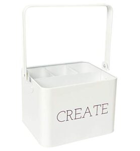 lola creates craft box – art bin storage container – art supply organizer – office caddy – pencil organizer – desk marker organizer – craft supplies storage