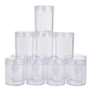 The Beadsmith Personality Case - Clear Storage Organizer Box, 6.25 x 4.75 x 2.1 inches - Includes 12 Small Containers with lids - 1.5 x 2 inches, Bead Holder