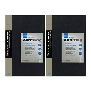 itoya art portfolio 8×10-inch storage display book (pack of 2)