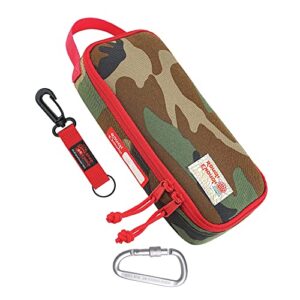 rough enough large pencil case for boys kids school pencil pouch bag for adults in camo cordura storage stationary art supply