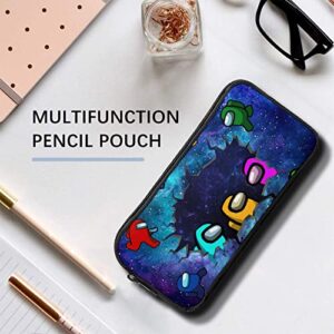 Jizokacw Game Pencil Case with Zipper Unique Stationary Bag Multifunction Pencil Pouch Large Capacity Pen Bag for Boy Girl Men Women Teen