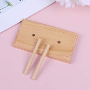 1PC Spool Rack Embroidery Beaded Thread Tool Stand Wooden Embroidery Line Frame Solid Silk Spool Rack Line Tool Holder braiders Rack,Thread Holder,Spool Holder for Women Use