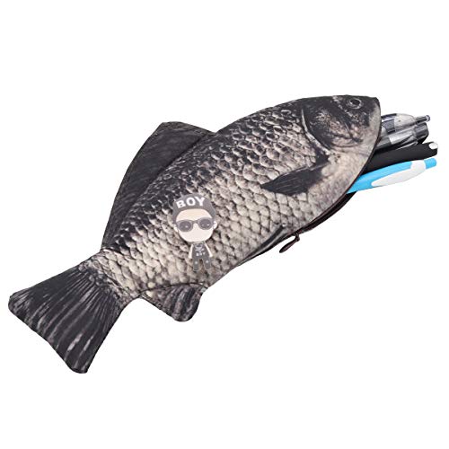 Winrase® 3D Carp Fish-Like Zipper Pouch Creative Pen Pencil Case Makeup Case/Bag