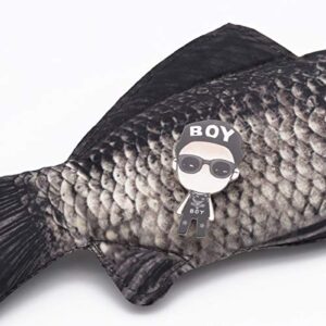 Winrase® 3D Carp Fish-Like Zipper Pouch Creative Pen Pencil Case Makeup Case/Bag